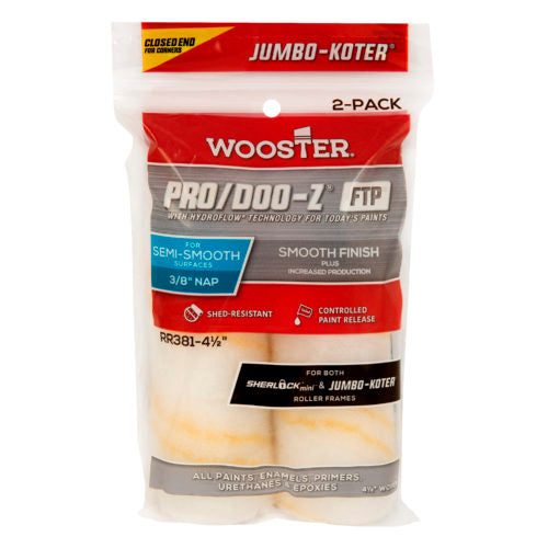 Wooster Jumbo Koter Pro Doo-Z FTP Roller Cover- 2 PACK